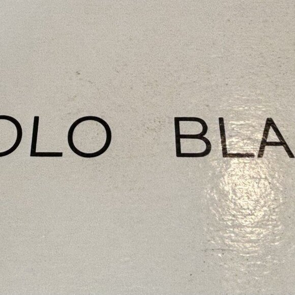 Manolo Blahnik Green “Snakeskin” Heels - Picture 13 of 13